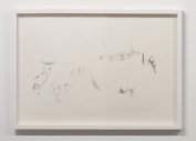 'Es ist ein Krebshoden', robot on paper, 100 x 70 cm, 2012